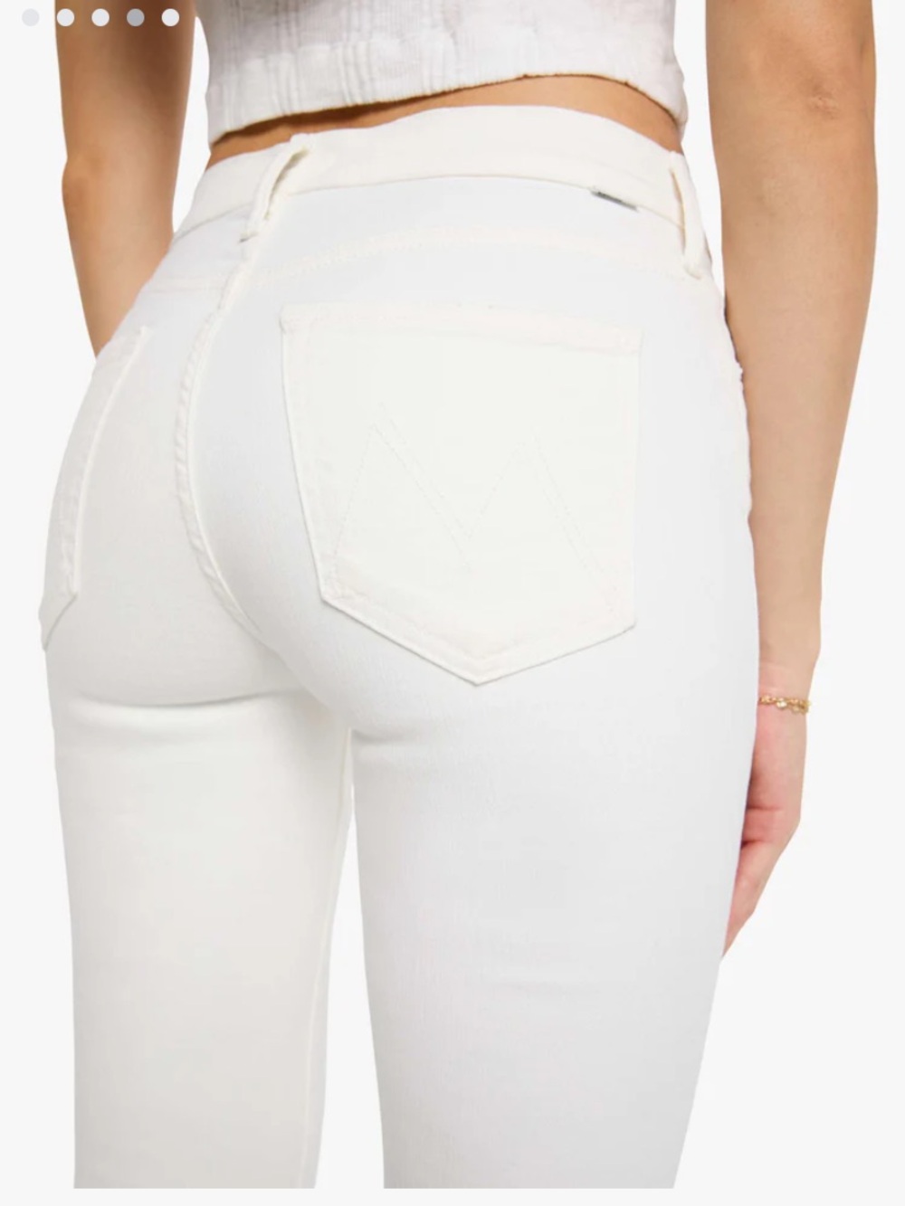 Mother Mid Rise Dazzler Ankle Womens 29 - Picture 2 of 7